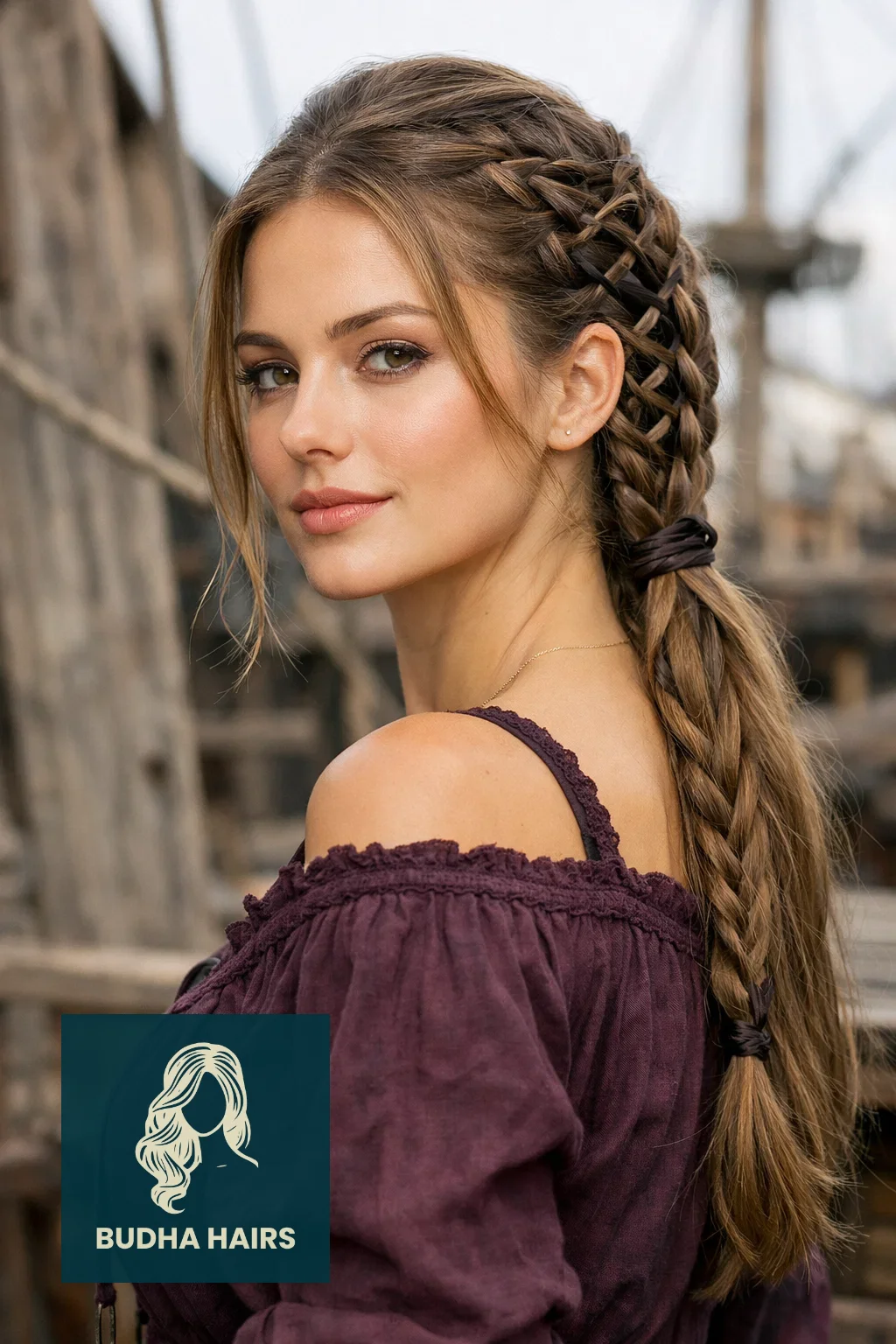50 Pirate Hairstyles for Women - Rugged & Romantic Looks 26 The Corset Braid
