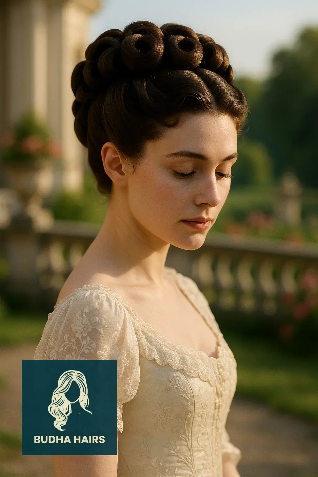 30 Elegant Victorian Hairstyles & Historical Updo Ideas 18 The Crown of Coils (A Royal Favorite)