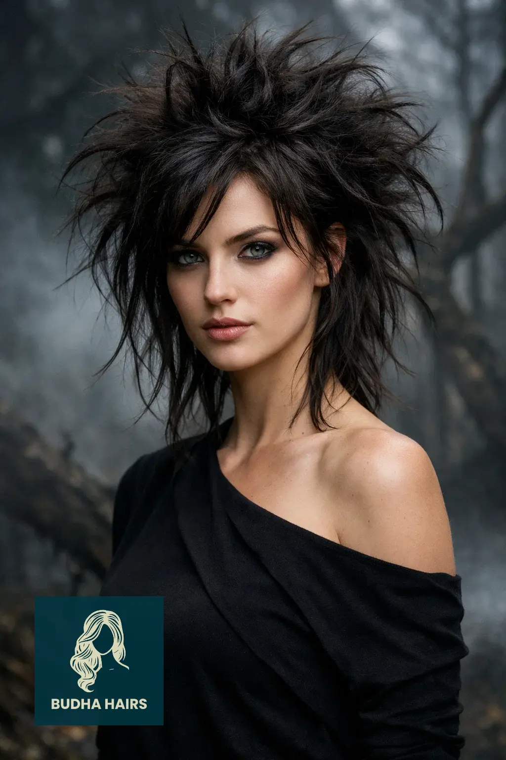 50 Enchanting Witch Hairstyles: Gothic, Modern & Fantasy Looks 13 The Dark Arts Chaotic Frizz