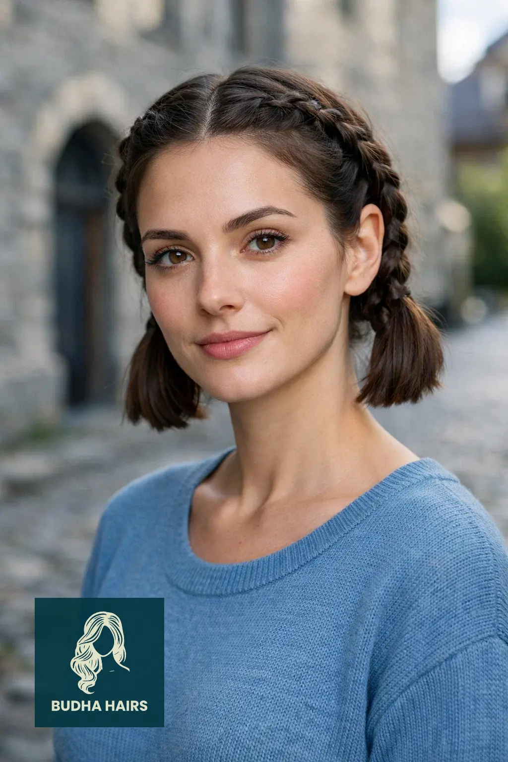 30 Fierce Viking Hairstyles for Women with Short Hair - Braids & Cuts 7 The Double Dutch Pigtail Bobs