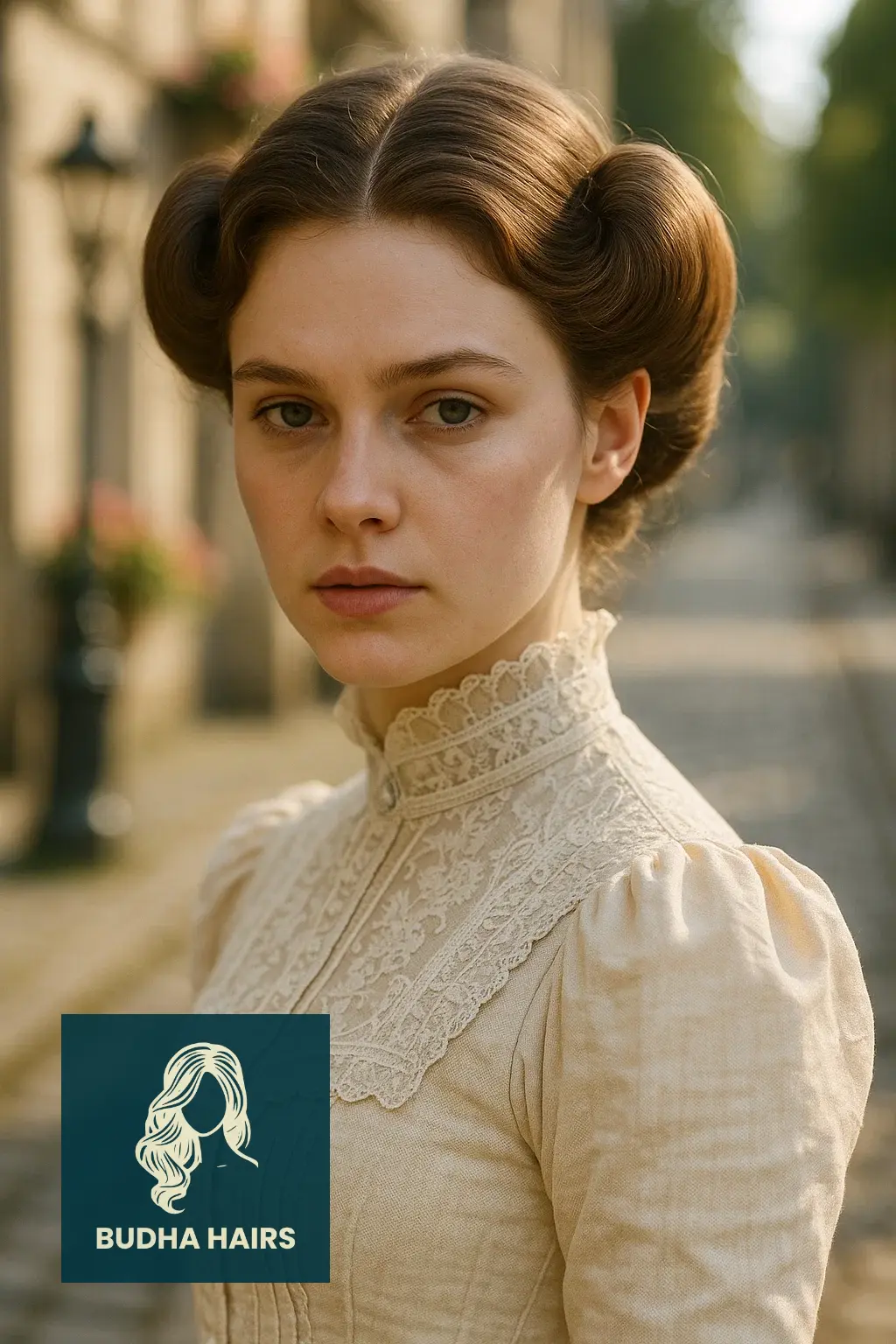 30 Elegant Victorian Hairstyles & Historical Updo Ideas 22 The Double Shell Roll (Late 1880s)