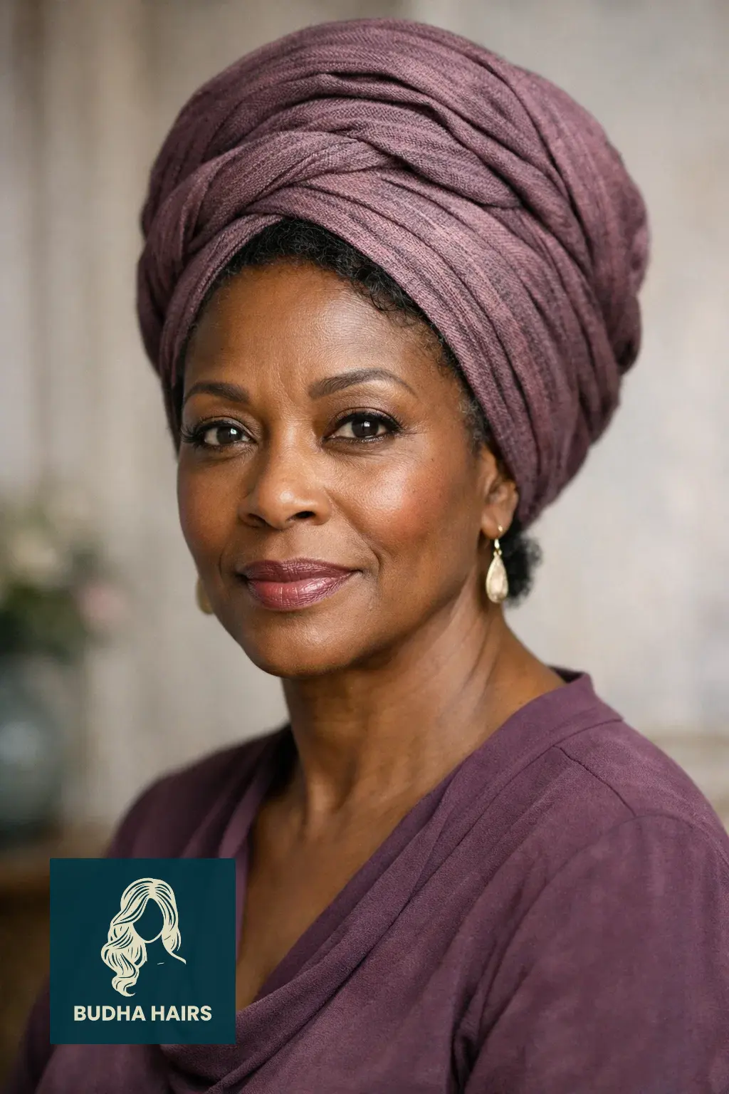 30 Stunning Older Black Women Hairstyles for Over 50 (2026 Guide) 22 The Elegant Headwrap Style