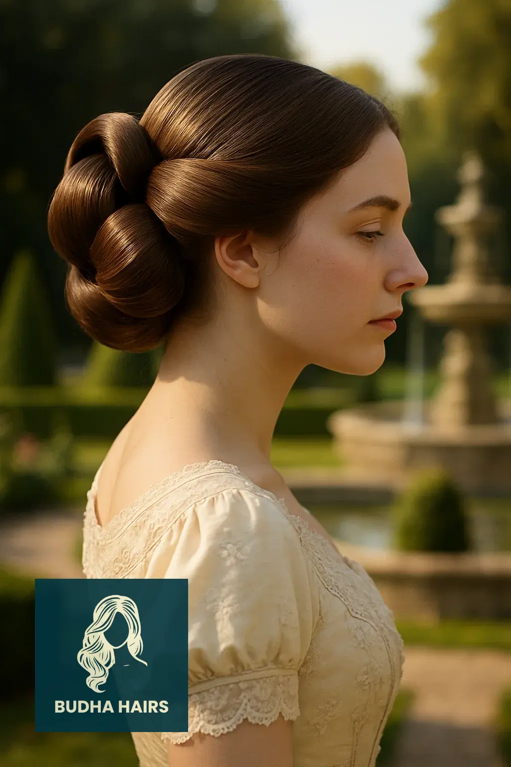 30 Elegant Victorian Hairstyles & Historical Updo Ideas 12 The Figure-Eight Chignon (Mid-Victorian Formal)