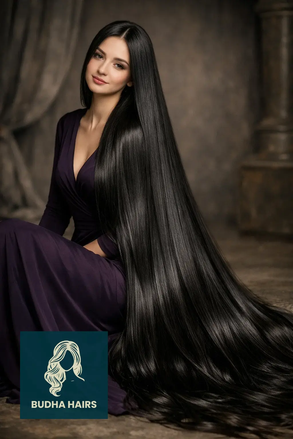 35 Best Vampire Hairstyles for Women - Gothic, Sexy & Scary Looks 35 The Floor-Length Sorceress Sleek