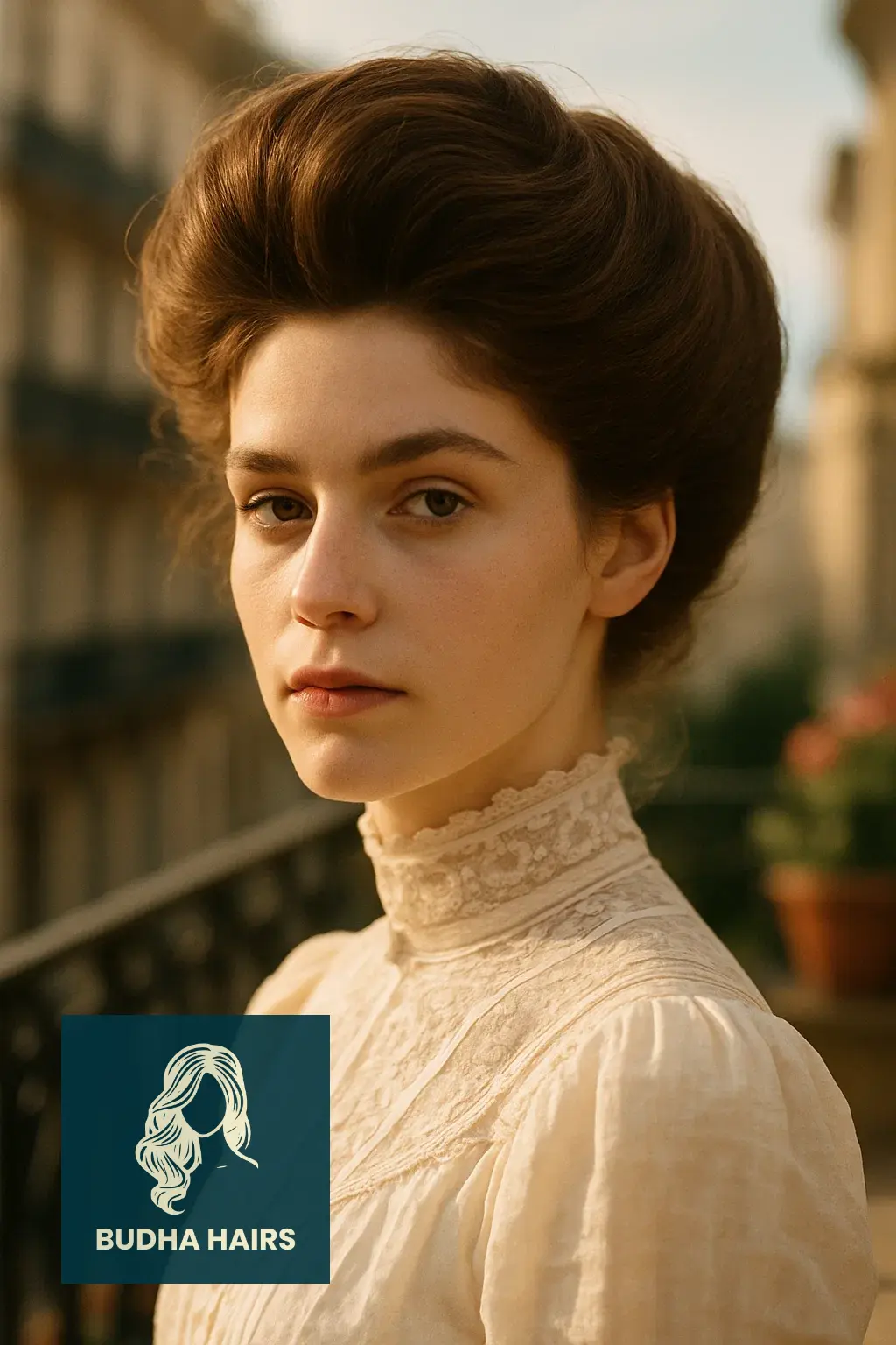 30 Elegant Victorian Hairstyles & Historical Updo Ideas 9 The Gibson Girl Roll (Late 1890s Transition)