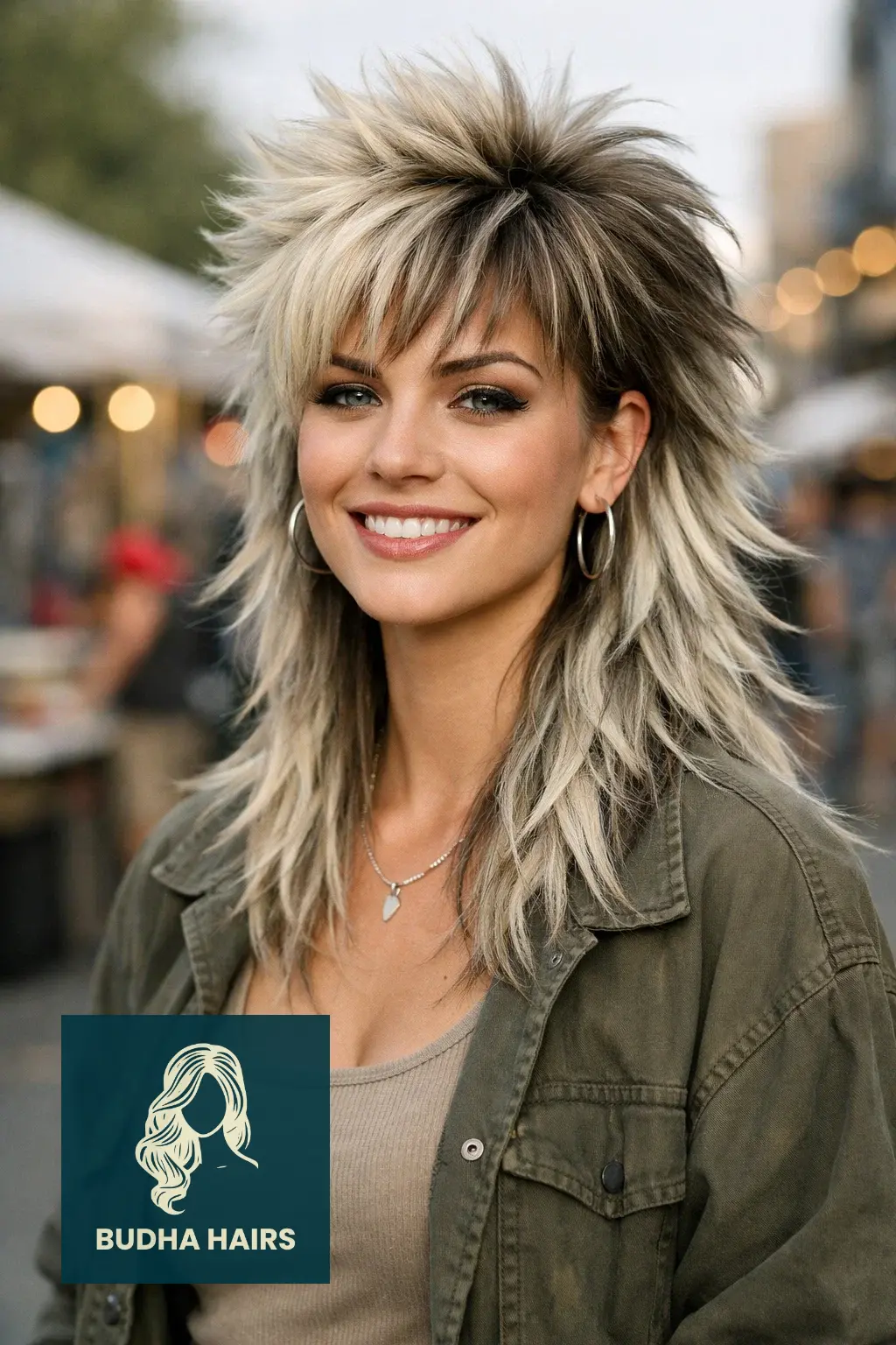 50 Iconic Clown Hairstyles for Women: Cute, Scary & Creative Looks 49 The "Harpy" Feathered Mullet