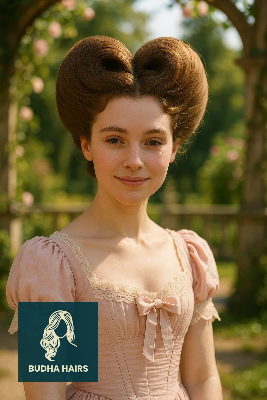 30 Elegant Victorian Hairstyles & Historical Updo Ideas 14 The Heart-Shaped Roll (Romantic Era Detail)