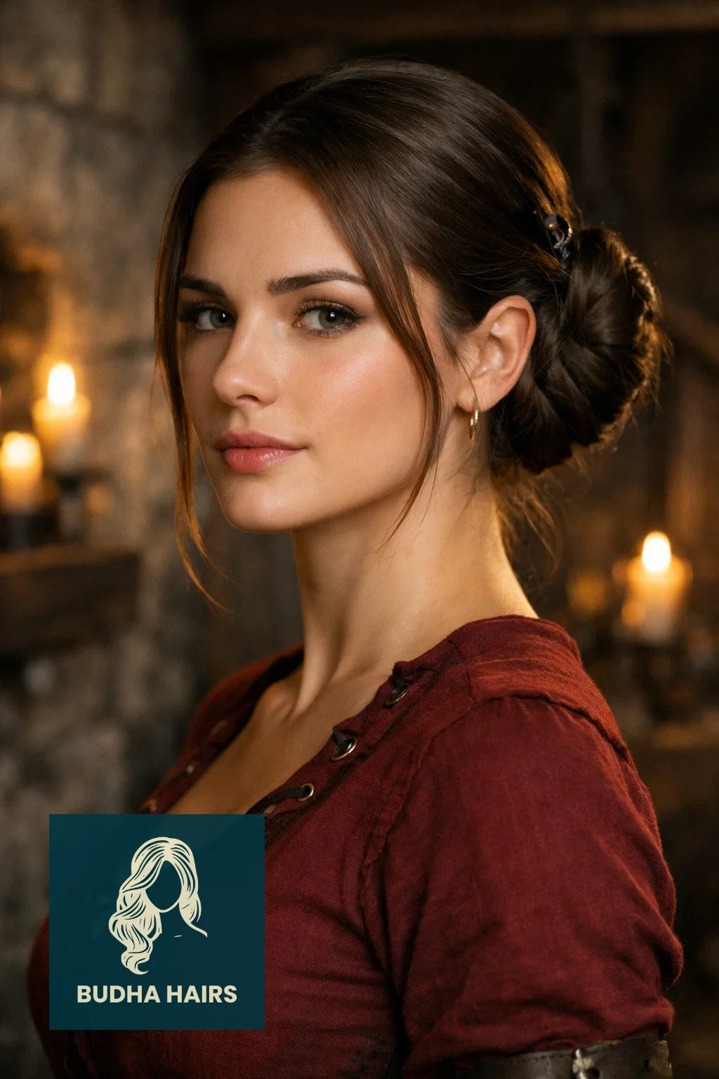 50 Pirate Hairstyles for Women - Rugged & Romantic Looks 23 The Hidden Dagger Bun