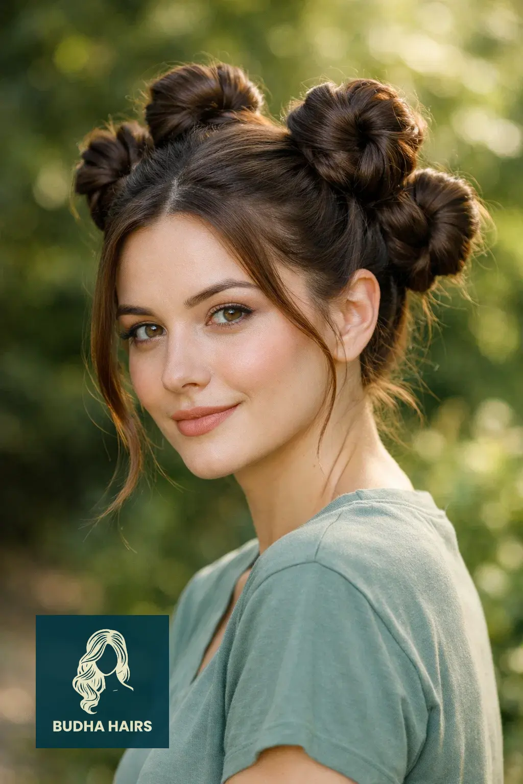 25 Medusa Hairstyles: Creative, Scary & Mythological Looks 11 The "Hydra" Multi-Bun