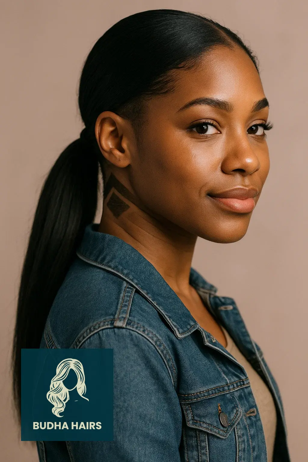 40 Bold Shaved Sides with Ponytail for Black Women Styles 12 The Low Ponytail with Nape Undercut Art