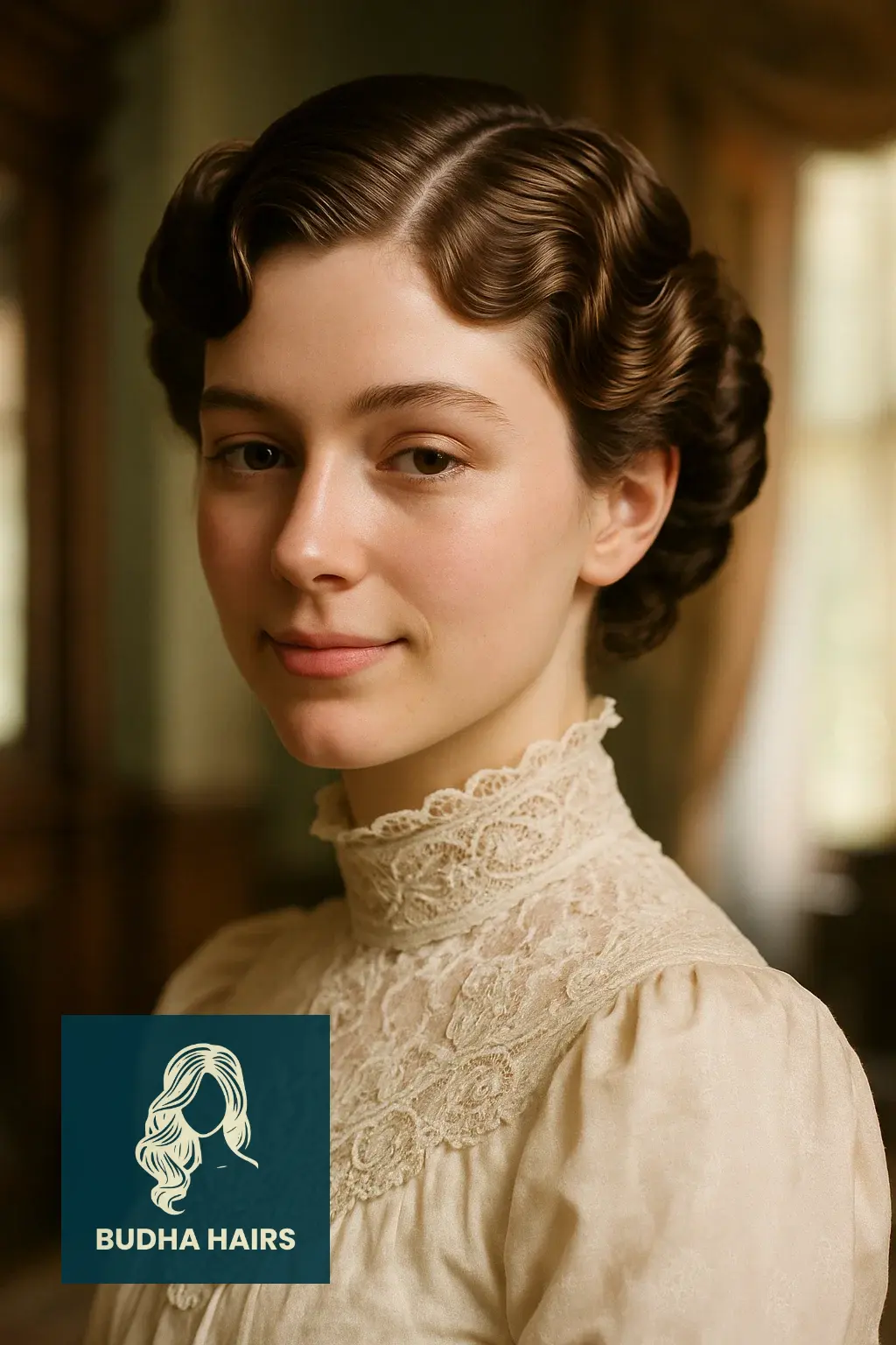 30 Elegant Victorian Hairstyles & Historical Updo Ideas 24 The Marcel Wave Frontispiece (1890s Texture)