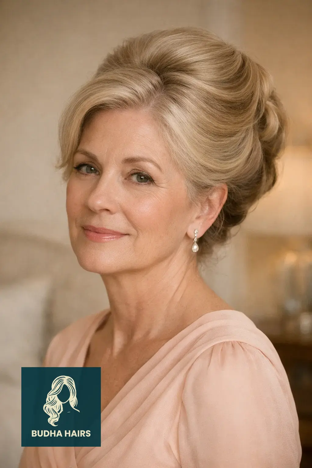 29 Stunning Wedding Hairstyles for Older Women: Elegant & Voluminous 18 The Modern Gibson Girl Roll