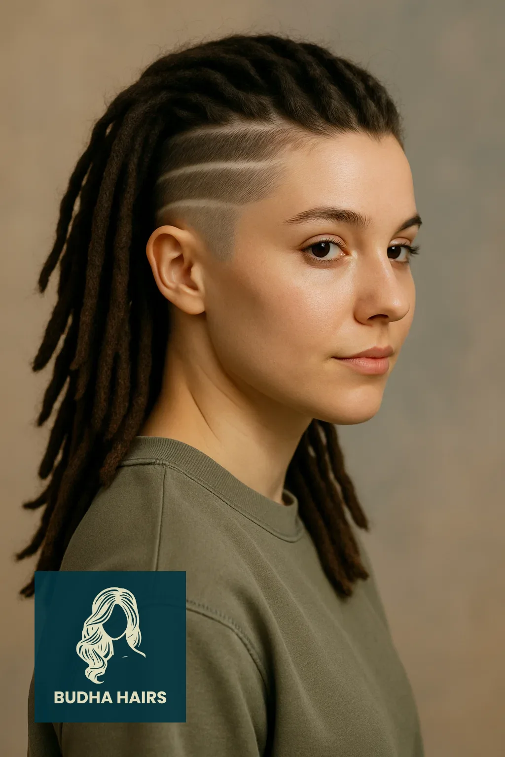 40 Edgy & Elegant Locs with Undercut Women Styles 29 The Multi-Tiered Undercut