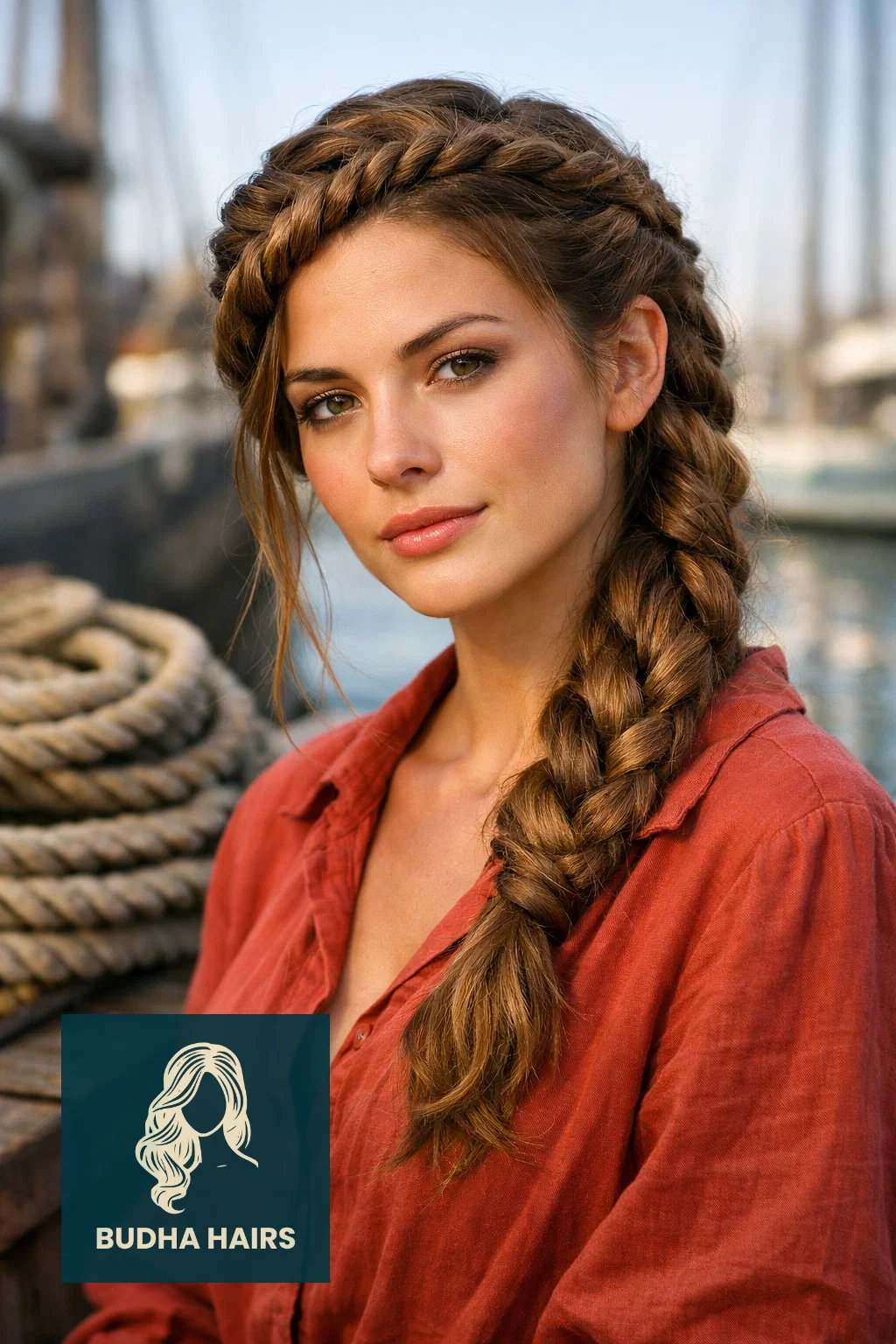 50 Pirate Hairstyles for Women - Rugged & Romantic Looks 21 The Nautical Rope Twist
