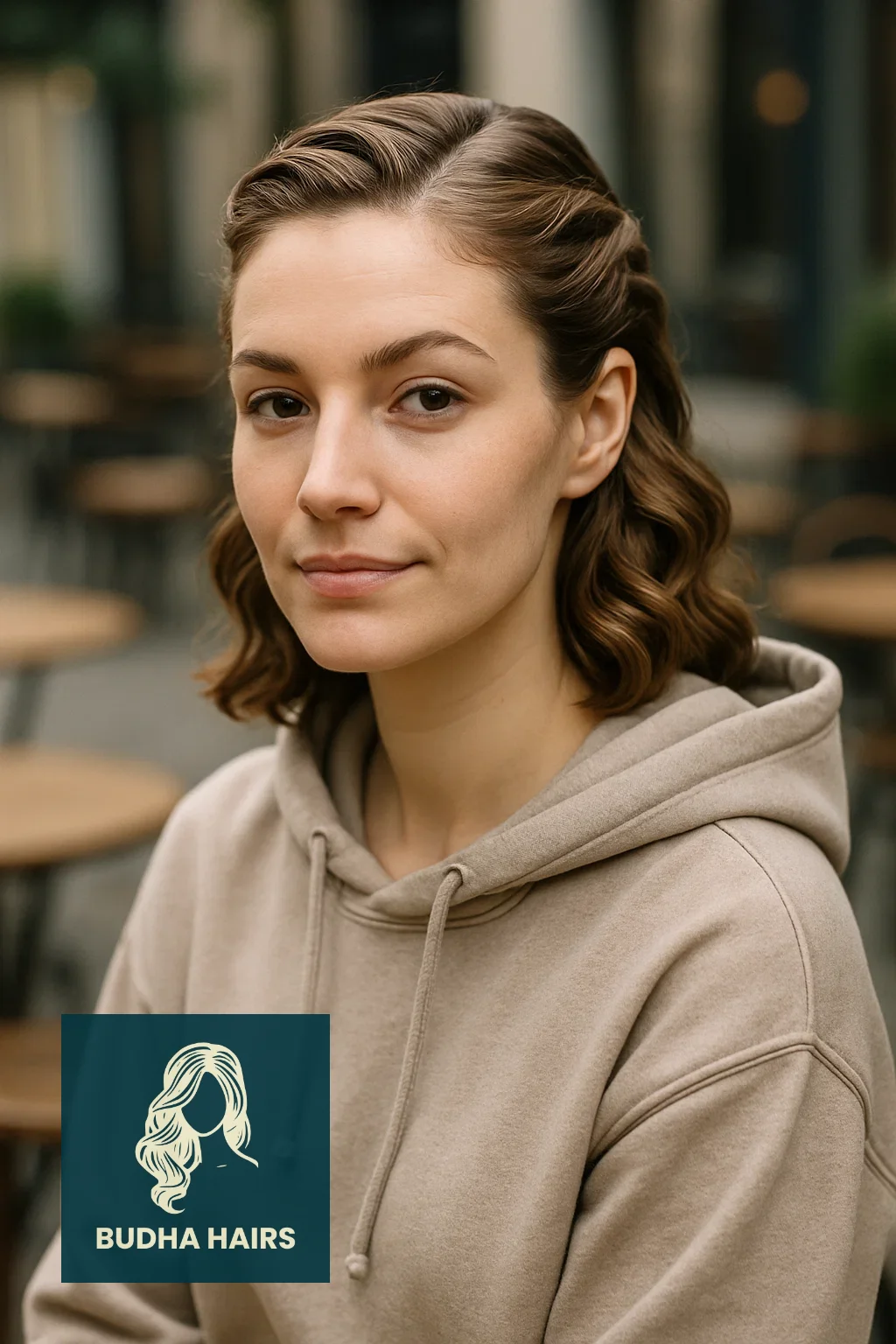 30 Best Hoodie Hairstyles & Easy Hair Hacks for Comfort 22 The Pinned Back Hoodie Waves The Minimalist Approach