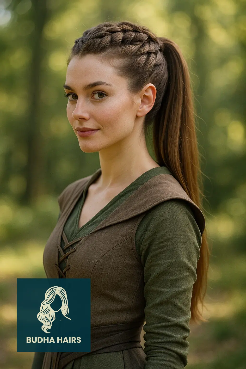 30 Ethereal Elf Hairstyles for a Fantasy Look 24 The Reverse French Braid to High Pony