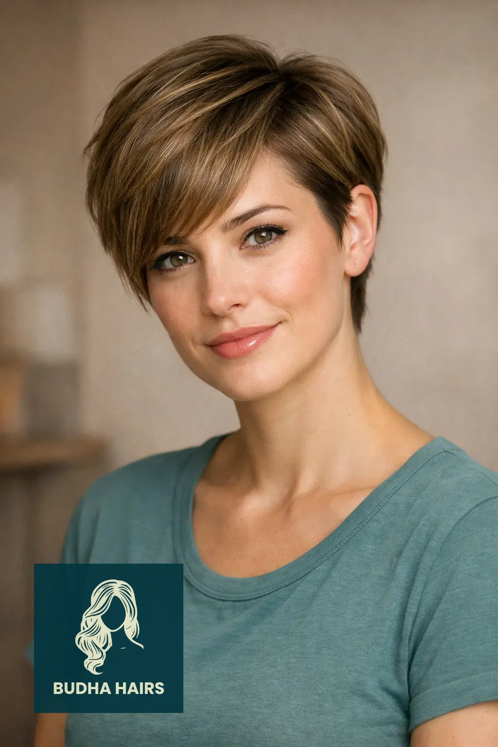 35 Short Hairstyles for Thin Hair to Look Fuller and Thicker 8 The Side-Swept Pixie with Root Lift