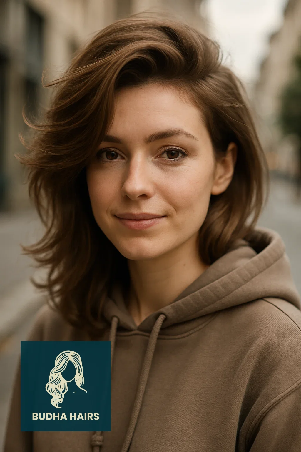 30 Best Hoodie Hairstyles & Easy Hair Hacks for Comfort 8 The Side-Swept Volume (The Asymmetrical Frame)