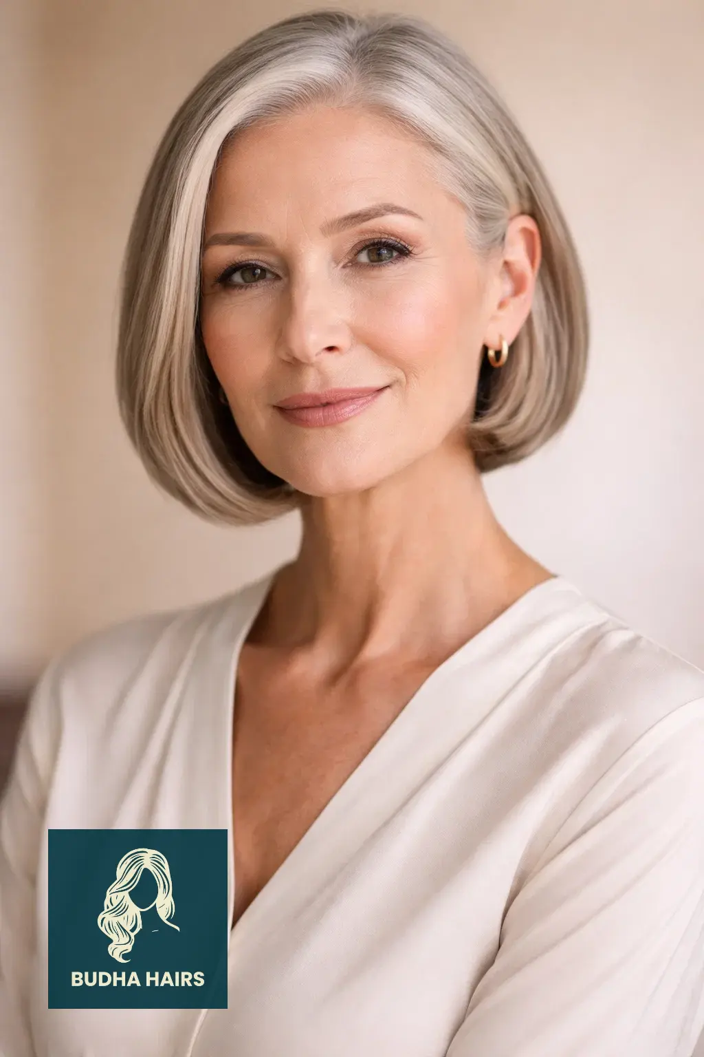 30 Flattering Bobs for Thin Hair for Older Women: Volume & Style 29 The "Sleek and Tucked" Bob
