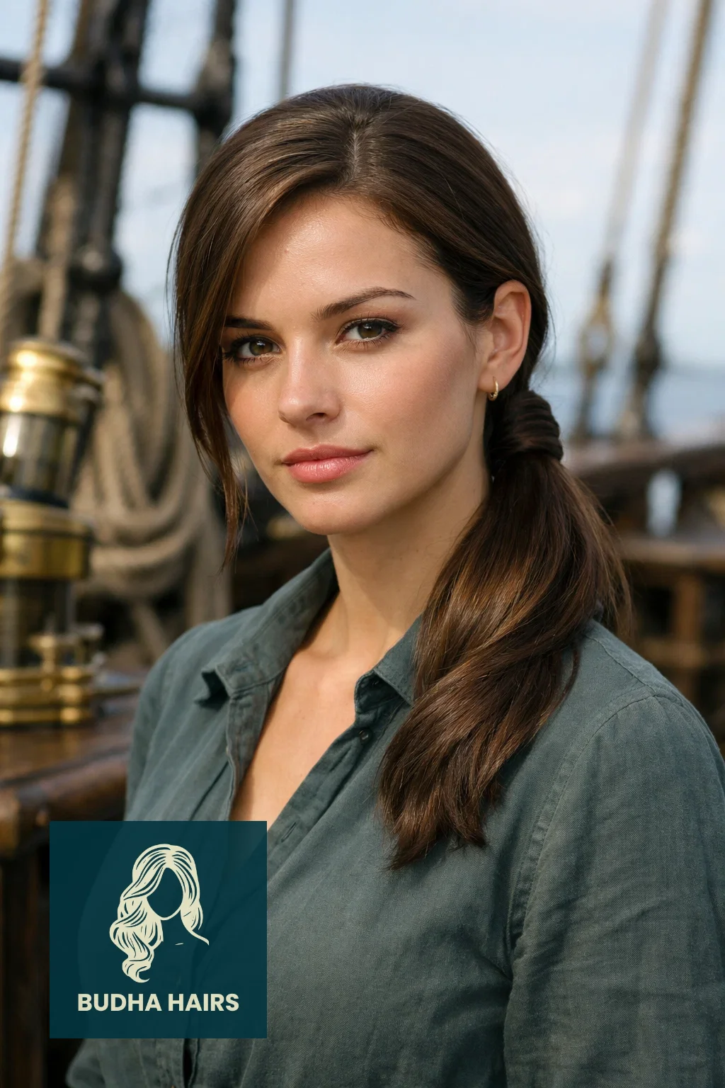 50 Pirate Hairstyles for Women - Rugged & Romantic Looks 29 The "Spyglass" Side Pony