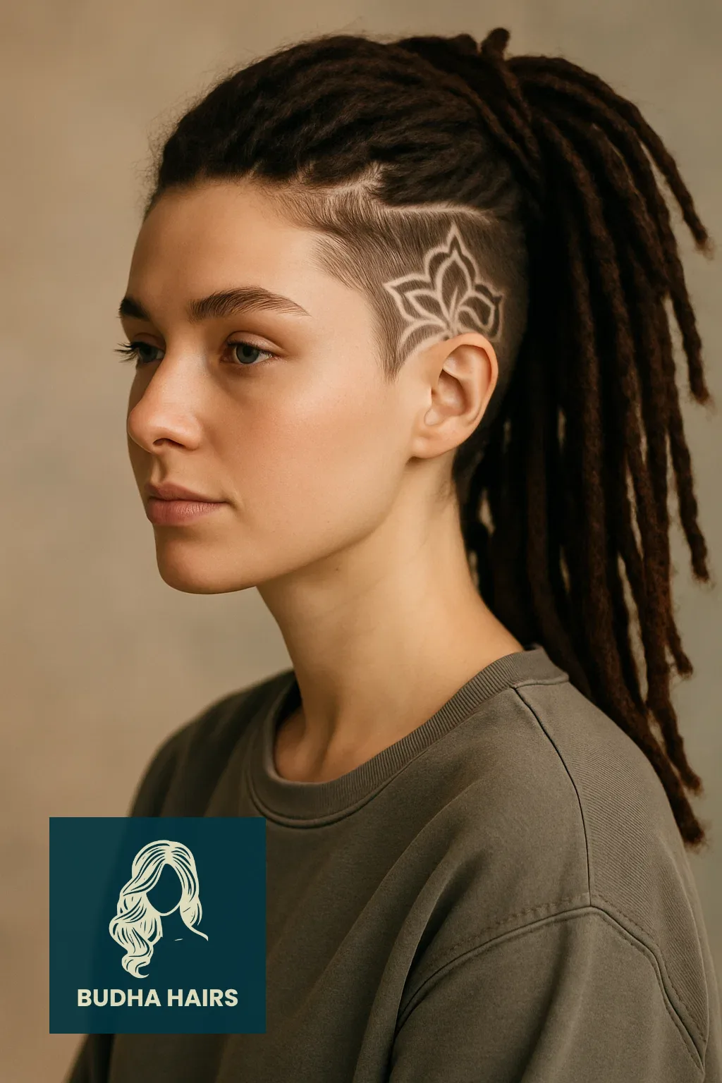 40 Edgy & Elegant Locs with Undercut Women Styles 17 The Temple Cutout with Design