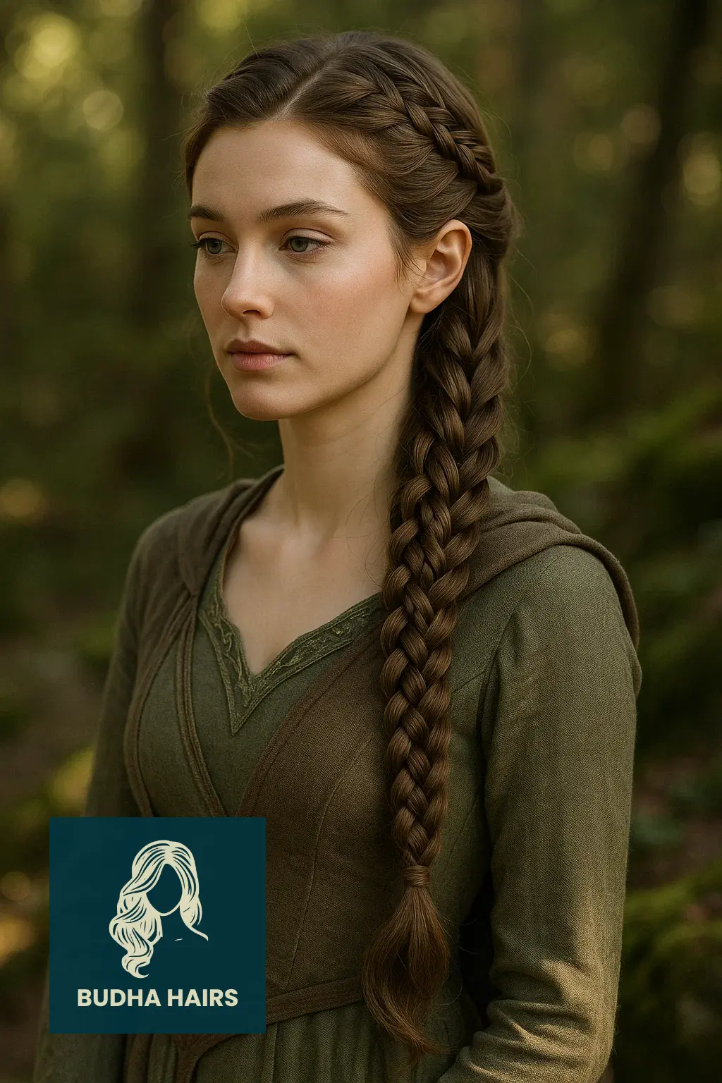 30 Ethereal Elf Hairstyles for a Fantasy Look 14 The Triple Strand Chain Braid