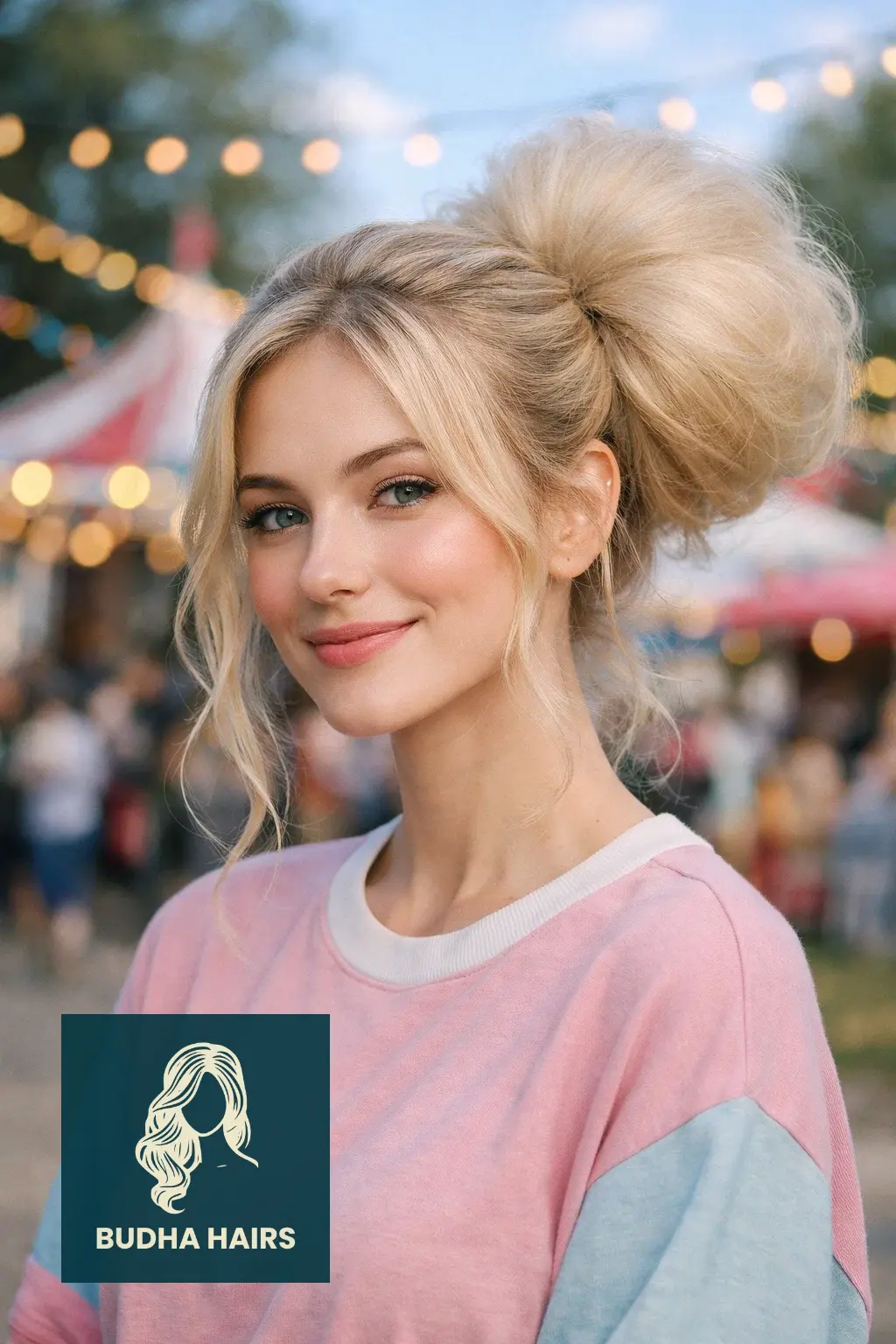 50 Iconic Clown Hairstyles for Women: Cute, Scary & Creative Looks 29 The Tulle Puff Pony