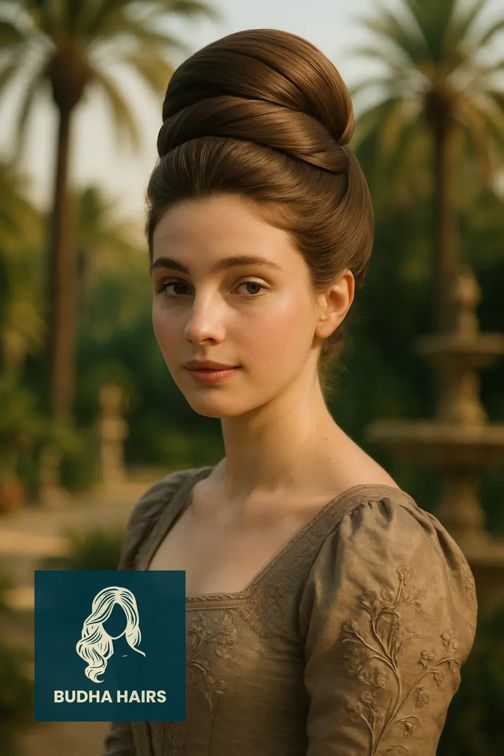 30 Elegant Victorian Hairstyles & Historical Updo Ideas 20 The Turban Wrap Updo (Exotic Influence)