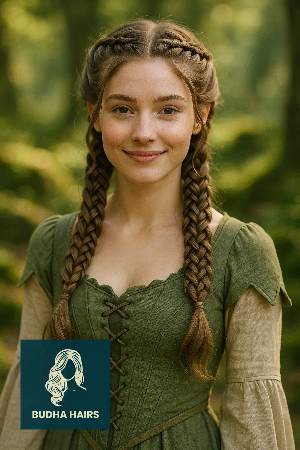 30 Ethereal Elf Hairstyles for a Fantasy Look 10 The Twin Braided Waterfall Pigtails