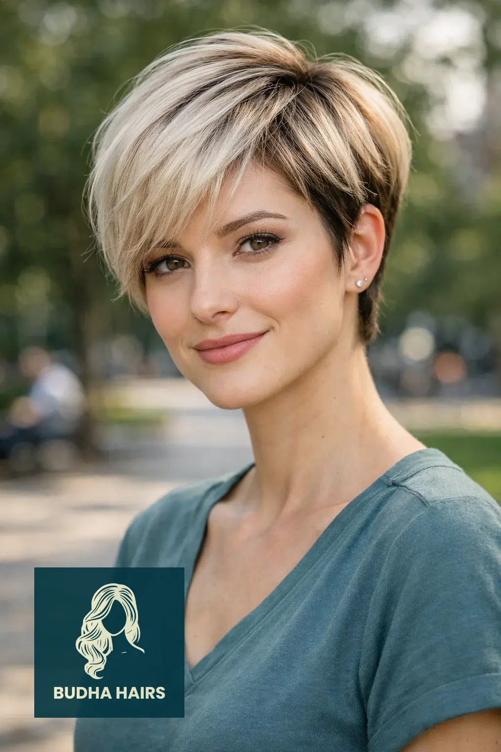 40 Volumizing Short Pixie Haircuts for Thin Fine Hair: Guide 2026 19 The Two-Tone Dimensional Pixie