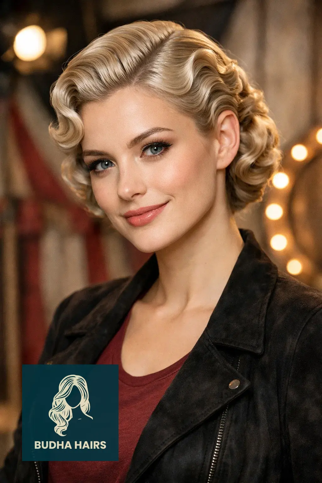 50 Iconic Clown Hairstyles for Women: Cute, Scary & Creative Looks 12 The Vintage Finger Wave Ringmaster