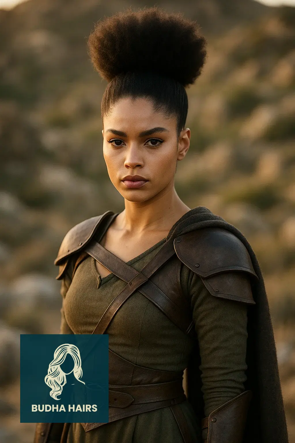 30 Ethereal Elf Hairstyles for a Fantasy Look 16 The Voluminous Crown Puff (Warrior Style)