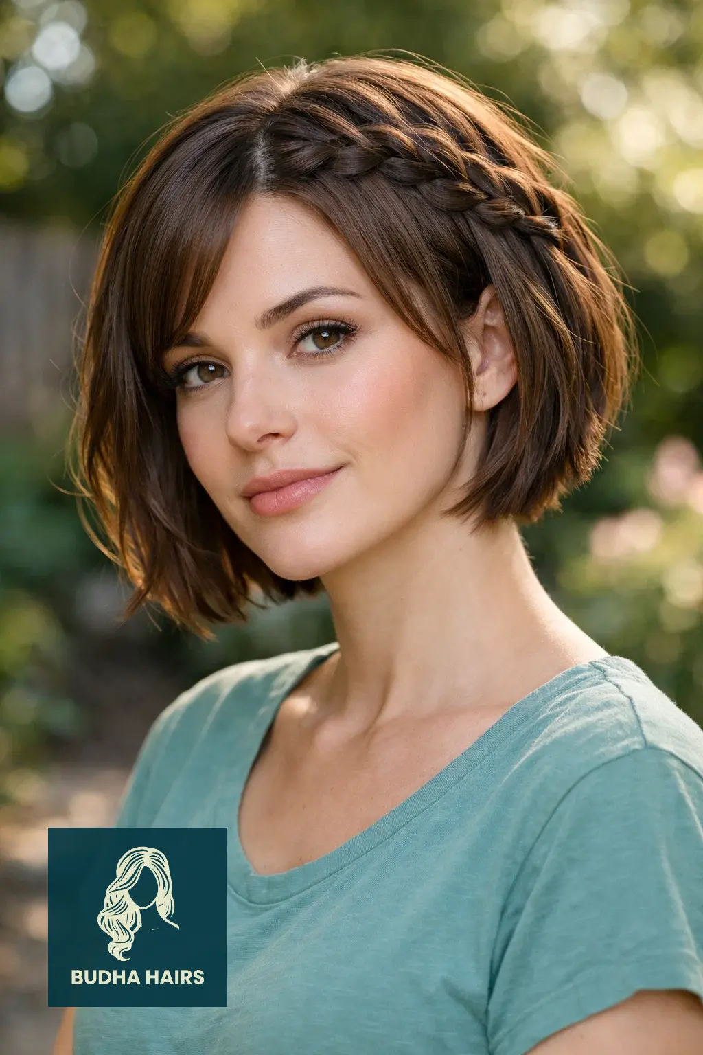 30 Fierce Viking Hairstyles for Women with Short Hair - Braids & Cuts 9 The Waterfall Twist Bob