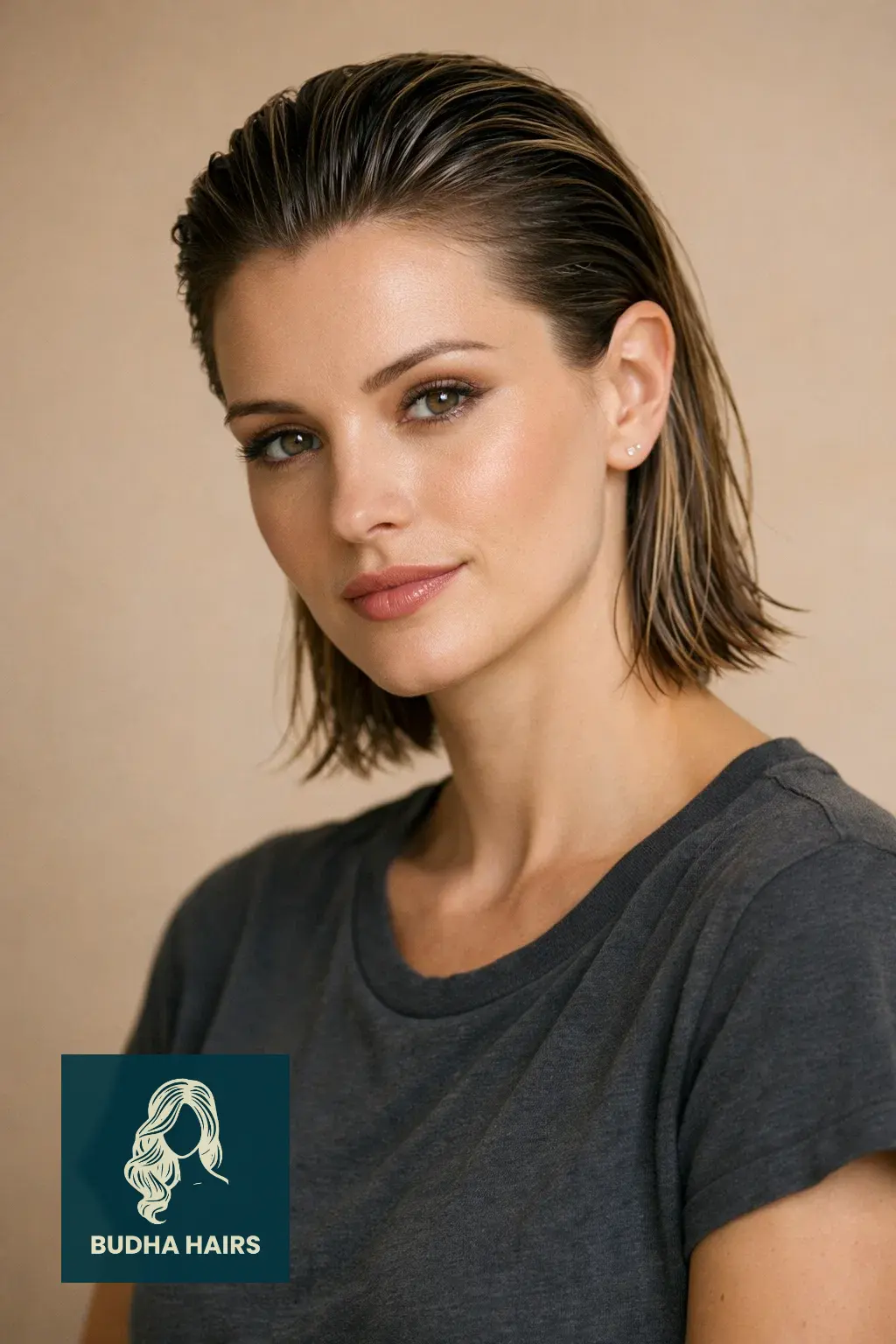 30 Simple yet Volumizing Hairstyles for Thin Hair 17 The "Wet Look"