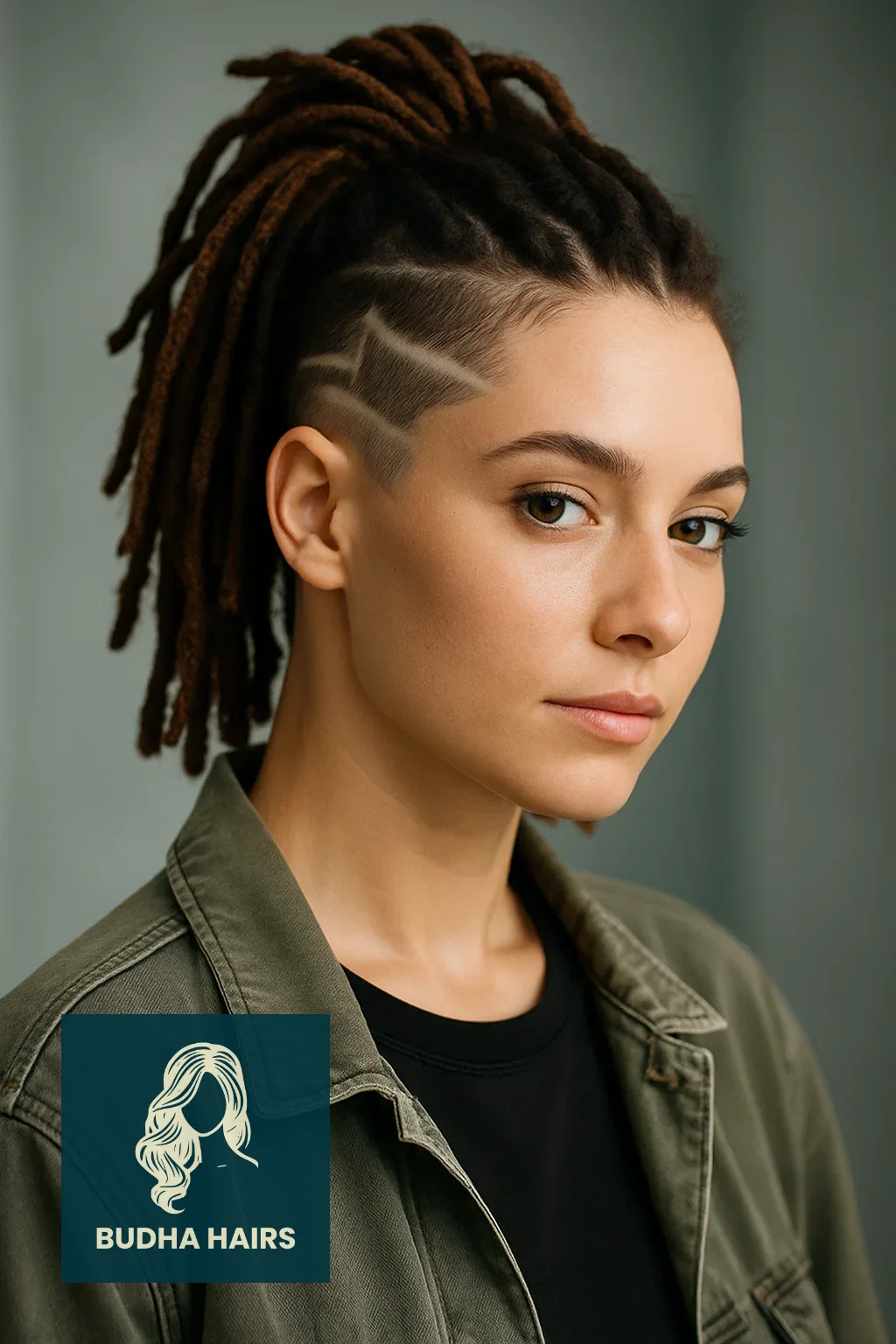 40 Edgy & Elegant Locs with Undercut Women Styles 5 The Zig-Zag Line Undercut