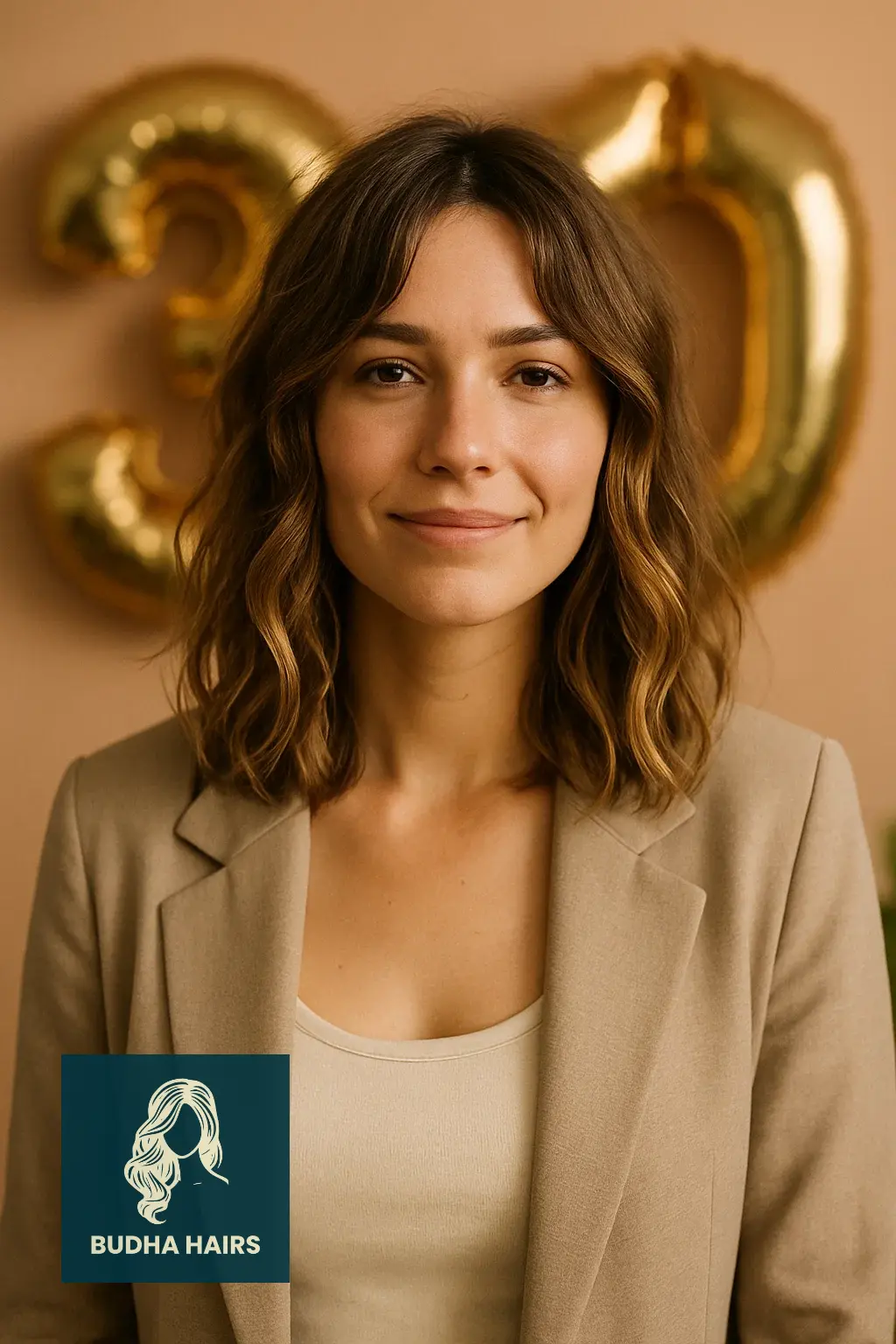 30th Birthday Hairstyles: 35 Stunning Looks for Women 8 Tousled Shoulder-Length Waves