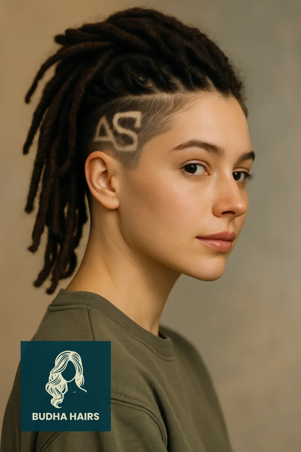 40 Edgy & Elegant Locs with Undercut Women Styles 25 Undercut with Custom Initials or Logo