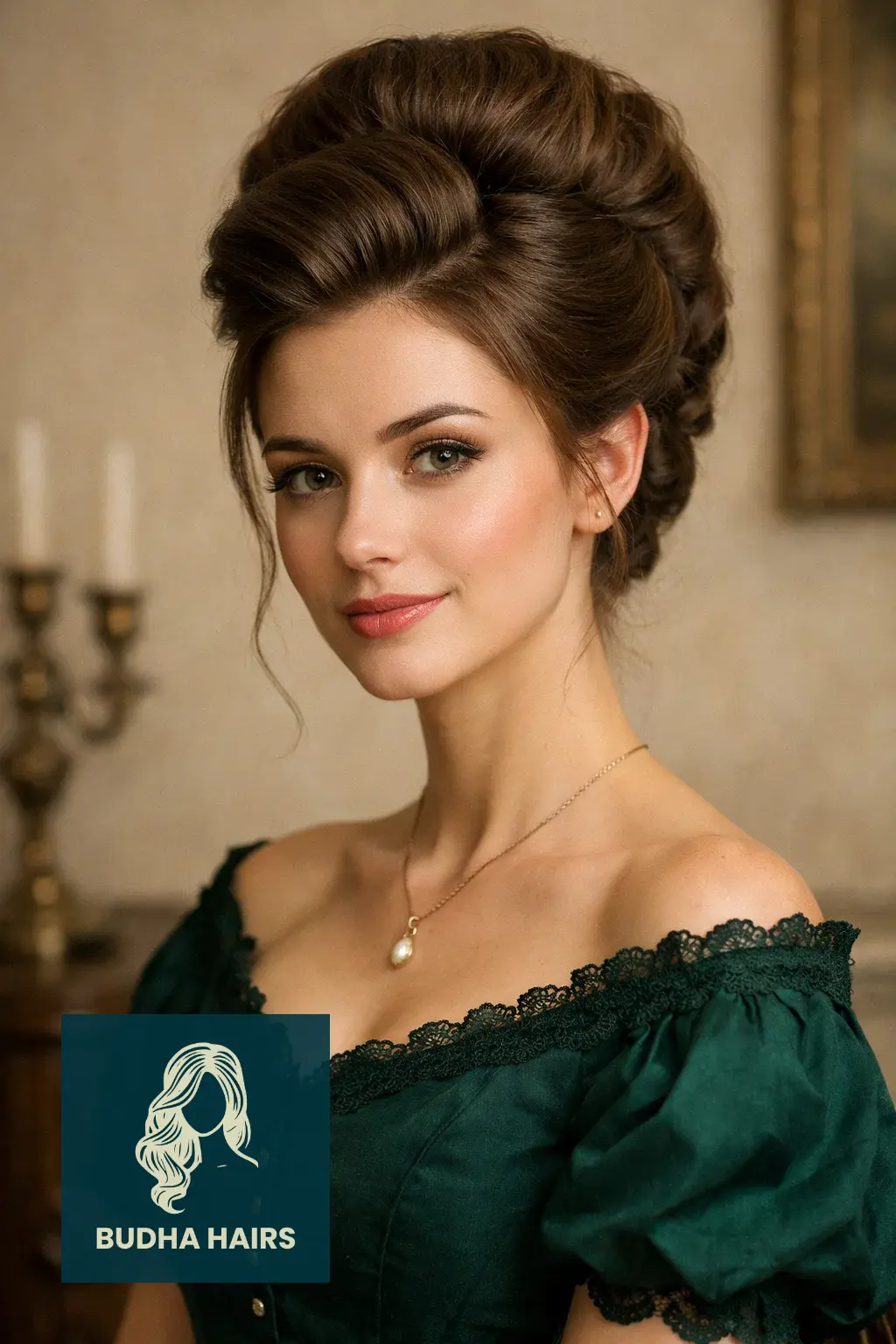 35 Best Vampire Hairstyles for Women - Gothic, Sexy & Scary Looks 2 Victorian Bouffant Updo