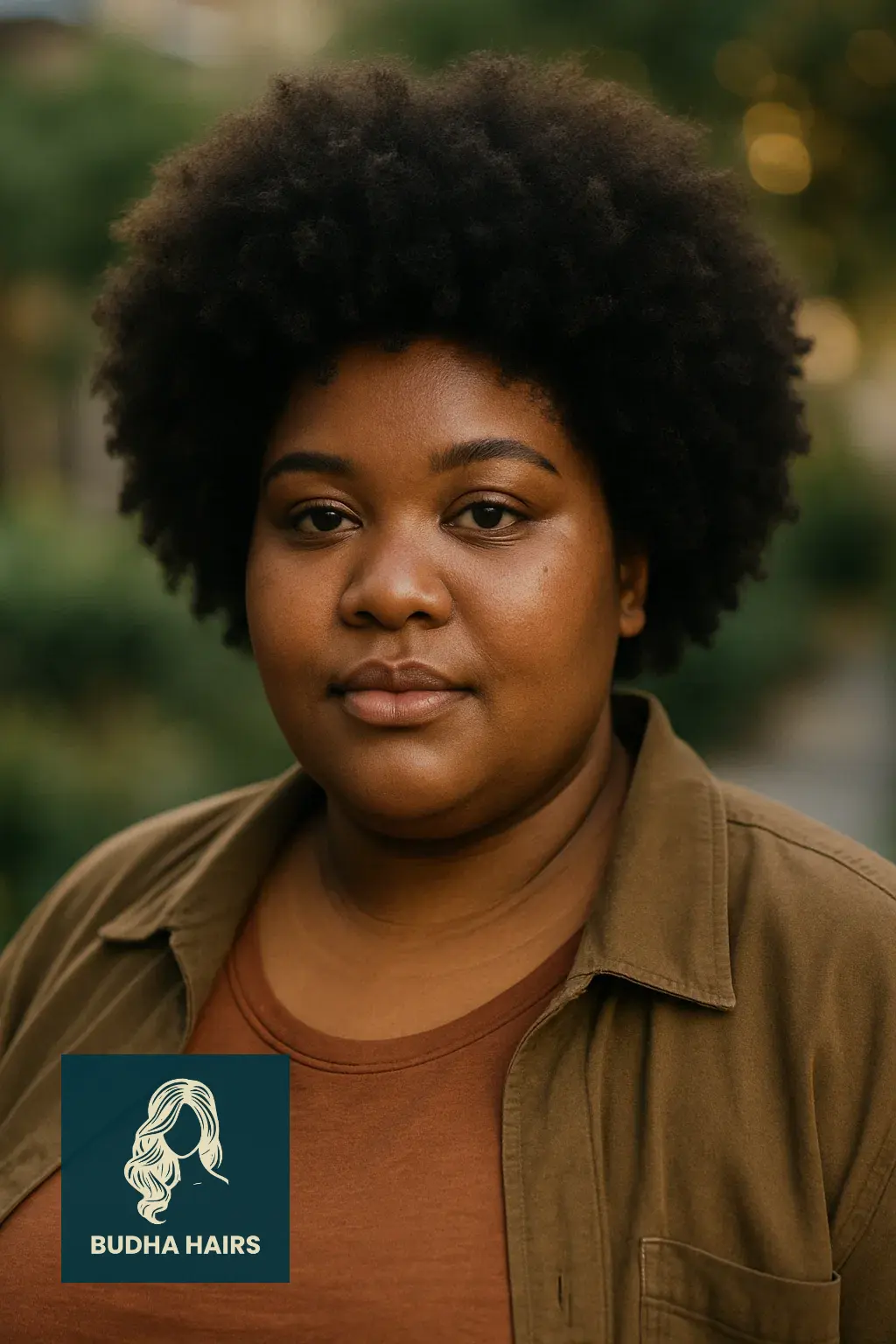 Plus Size Hairstyles for Black Women: 30 Stunning Styles 1 Voluminous Curly Afro With Soft Shape