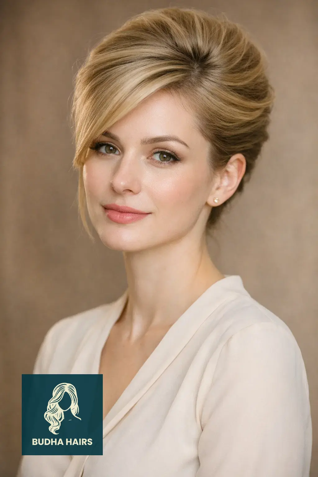 30 Best Formal Hairstyles for Thin Hair for Weddings & Galas 29 Voluminous Side Swept French Twist