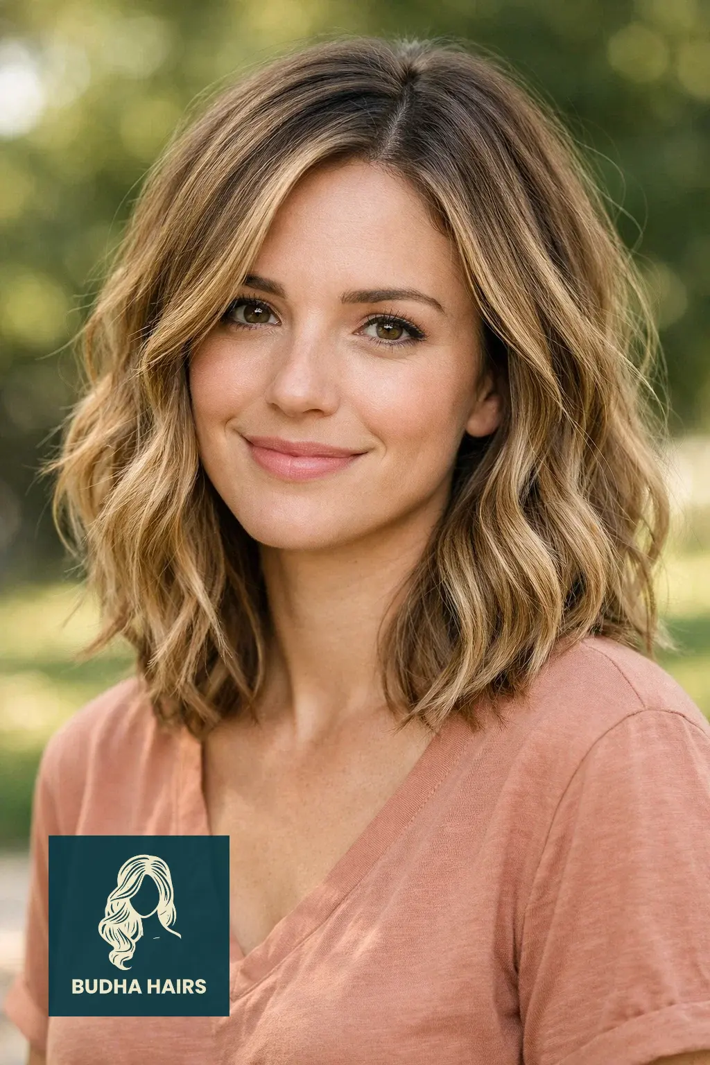30 Best Hairstyles for Thin Fine Hair for Instant Volume & Body 25 Wavy Lob with Dimensional Highlights