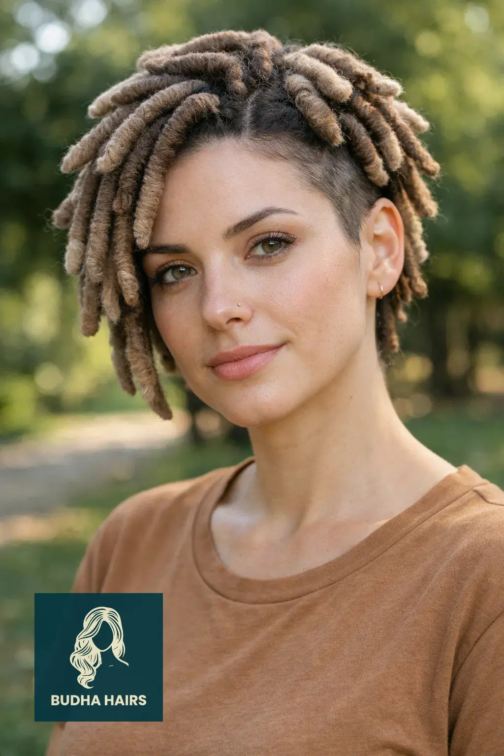 30 Fierce Viking Hairstyles for Women with Short Hair - Braids & Cuts 22 Wool Faux-Dreads