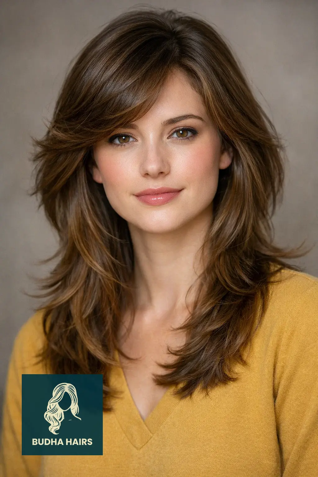 20 Gorgeous Side Part Hairstyles for Long Hair for Every Occasion 13 70s Feathered Layers with Deep Side Flip