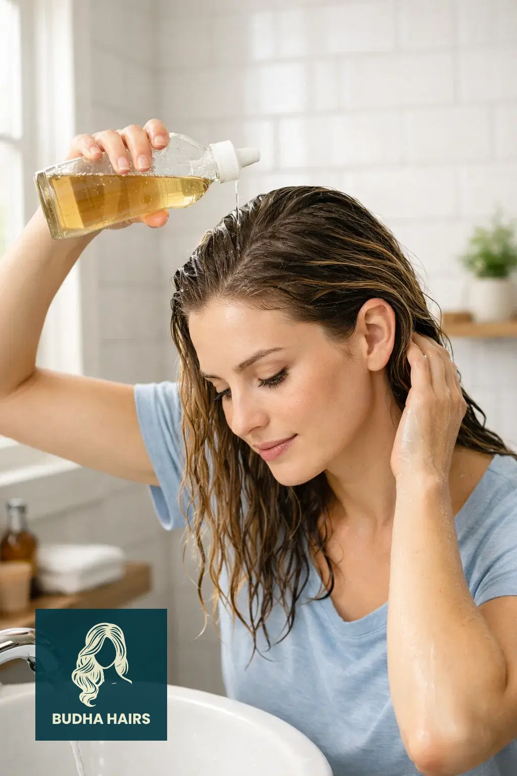 Natural Remedies for Oily Scalp: 15 Effective Solutions That Work 1 Apple Cider Vinegar (ACV) Rinse