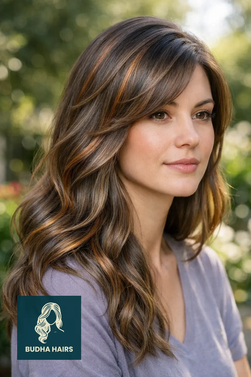 30 Best Red Copper Balayage Ideas for a High-Fashion Look 19 Ashy Mushroom with Copper Teasylights