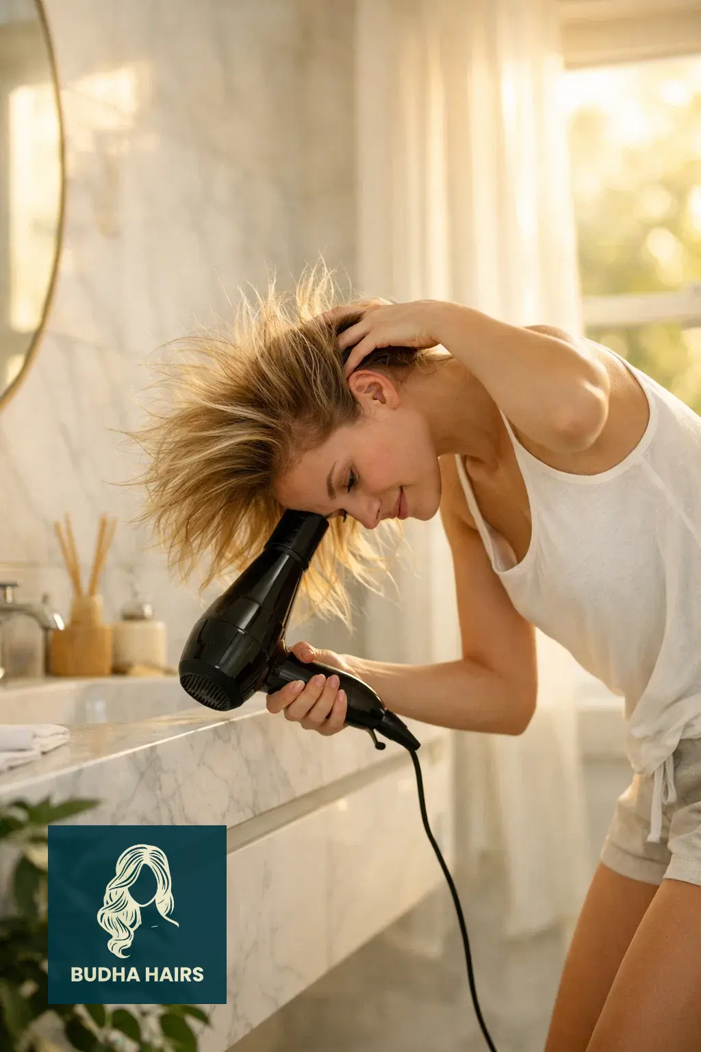 How to Make Thin Hair Look Thick: 15 Tips That Really Work 2 Blow Dry Hair Upside Down