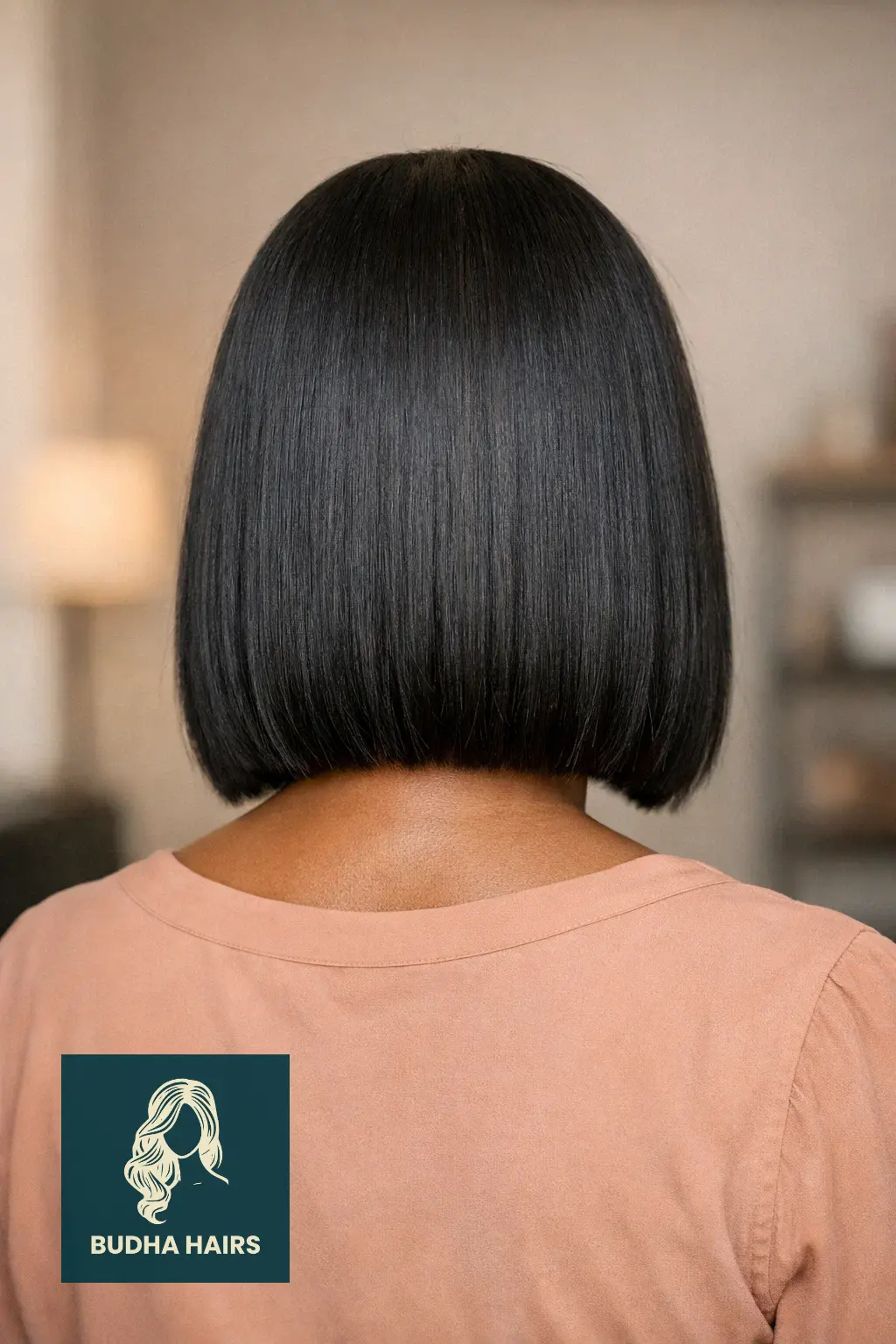 35 Beautiful Weave Hairstyles for Older Black Women That Look Timeless 32 Blunt Cut at Collarbone