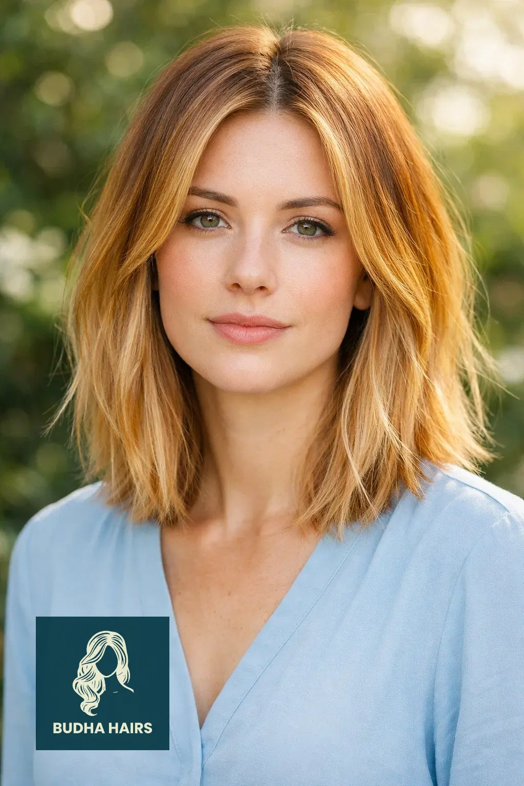 Strawberry Blonde Balayage: 25 Stunning Ideas for a 2026 Glow 13 Blunt Lob with Sun-Kissed Dimensions