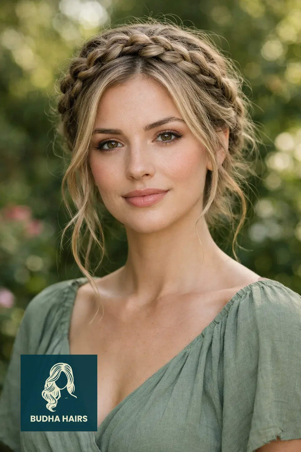 30 Bridal Shower Hairstyles for the Bride That Look Stunning 12 Bohemian Braided Crown Updo