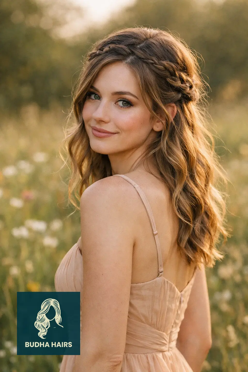 30 Stunning Prom Hairstyles for Medium Length Hair (2026 Trends) 15 Boho Braided Half-Updo